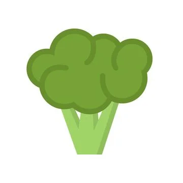 Design vector image icons broccoli Stock Illustration