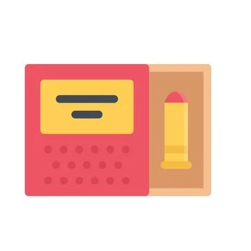 Design vector image icons bullet box Stock Illustration