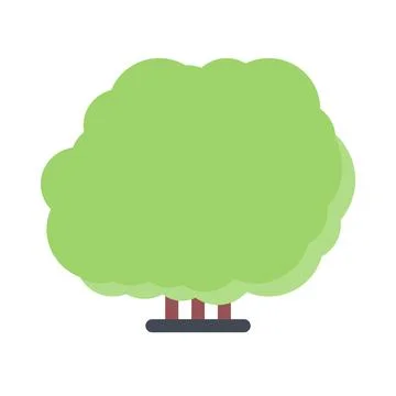 Design vector image icons bush Stock Illustration