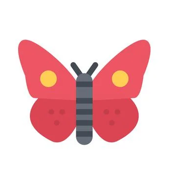 Design vector image icons butterfly Stock Illustration