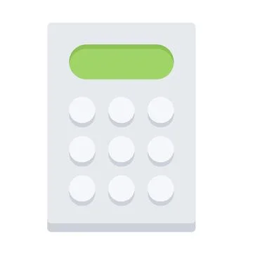 Design vector image icons calculator Stock Illustration