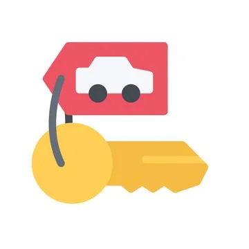 Design vector image icons car keys Stock Illustration
