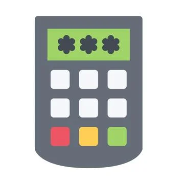 Design vector image icons card-terminal Stock Illustration