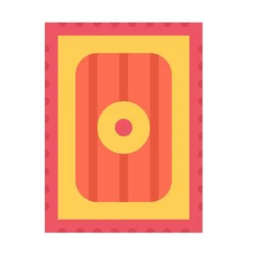 Design vector image icons carpet Stock Illustration