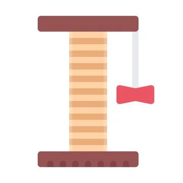 Design vector image icons cat column Stock Illustration