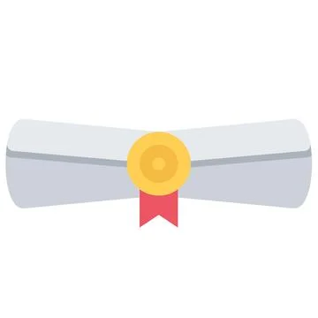 Design vector image icons certificate Stock Illustration