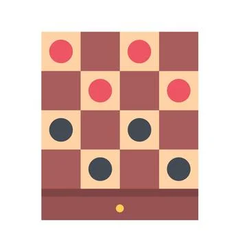 Design vector image icons checkers Stock Illustration
