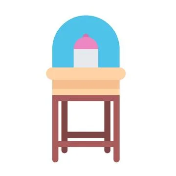 Design vector image icons child chair Stock Illustration