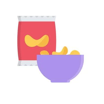 Design vector image icons chips Illustrazione stock