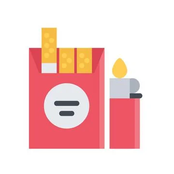 Design vector image icons cigarettes Stock Illustration