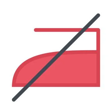 Design vector image icons clothes don't iron Stock Illustration