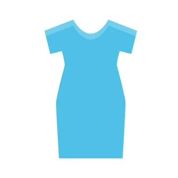 Design vector image icons clothes dress Stock Illustration