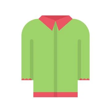 Design vector image icons clothes jacket Stock Illustration