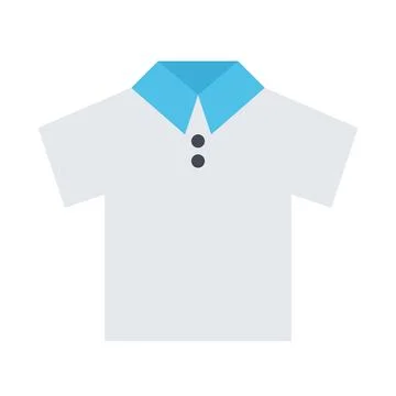 Design vector image icons clothes polo Stock Illustration