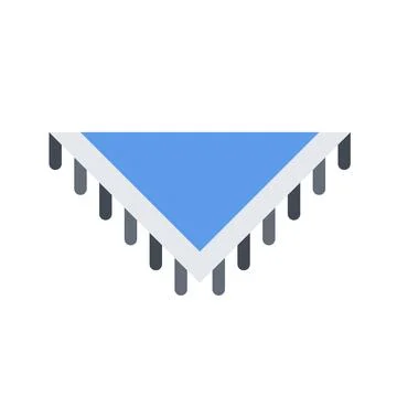 Design vector image icons clothes shawl Stock Illustration