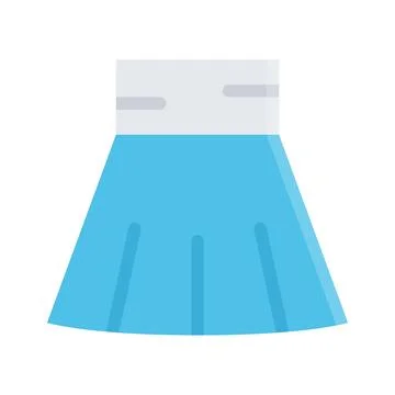 Design vector image icons clothes skirt Stock Illustration