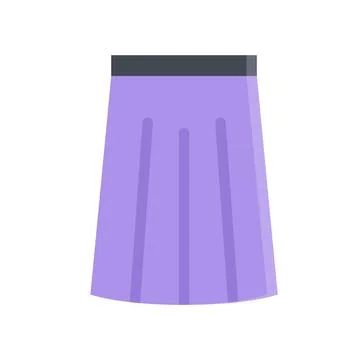 Design vector image icons clothes skirt Illustrazione stock