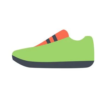 Design vector image icons clothes sneakers Illustrazione stock