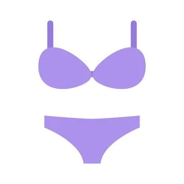 Design vector image icons clothes underwear Stock Illustration