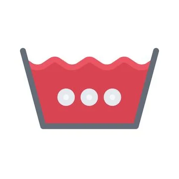 Design vector image icons clothes water temperature Illustrazione stock