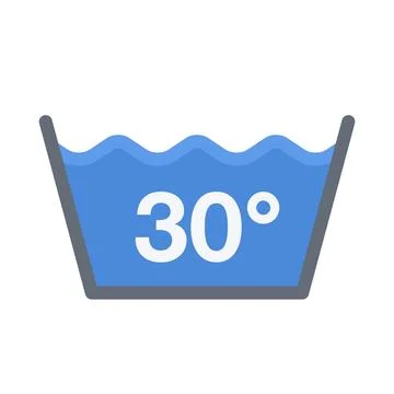Design vector image icons clothes water temperature Stock Illustration