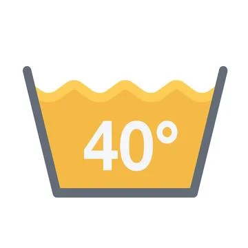 Design vector image icons clothes water temperature Illustrazione stock