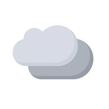Design vector image icons cloudy Stock Illustration