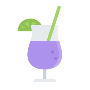 Design vector image icons cocktail Stock Illustration