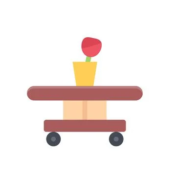 Design vector image icons coffee-table Stock Illustration