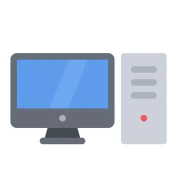 Design vector image icons computer Stock Illustration