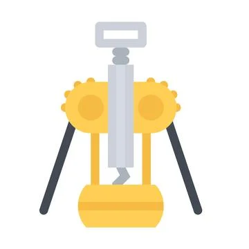 Design vector image icons corkscrew Stock Illustration