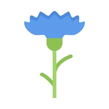 Design vector image icons cornflower Stock Illustration