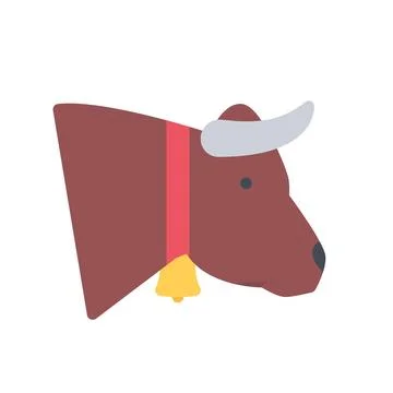 Design vector image icons cow Illustrazione stock