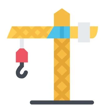 Design vector image icons crane Stock Illustration
