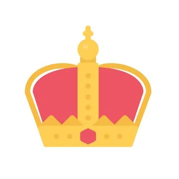 Design vector image icons crown Stock Illustration