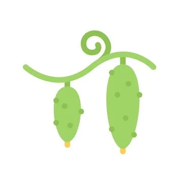 Design vector image icons cucumbers Stock Illustration