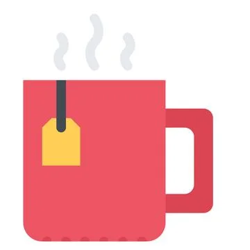 Design vector image icons cup of tea Stock Illustration