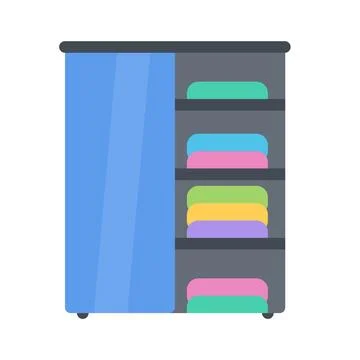 Design vector image icons cupboard Stock Illustration