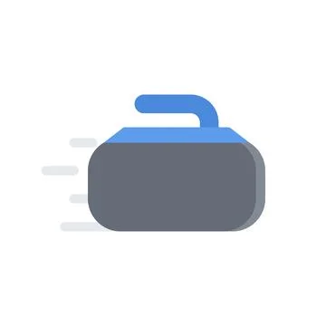 Design vector image icons curling Stock Illustration