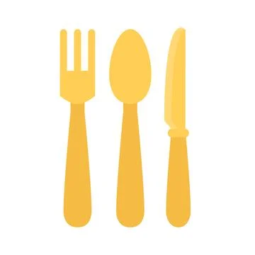 Design vector image icons cutlery Stock Illustration