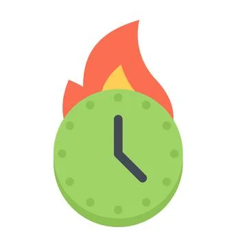 Design vector image icons deadline Stock Illustration