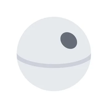 Design vector image icons death star Stock Illustration