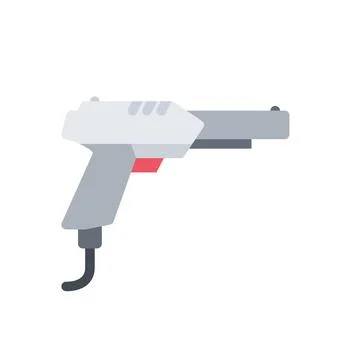 Design vector image icons dendy gun Stock Illustration