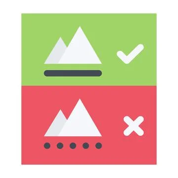 Design vector image icons design rules Stock Illustration