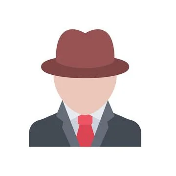 Design vector image icons detective Stock Illustration