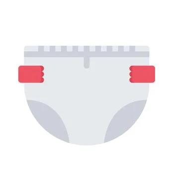 Design vector image icons diaper Stock Illustration