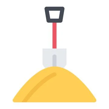 Design vector image icons digging Stock Illustration