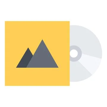 Design vector image icons disk Illustrazione stock