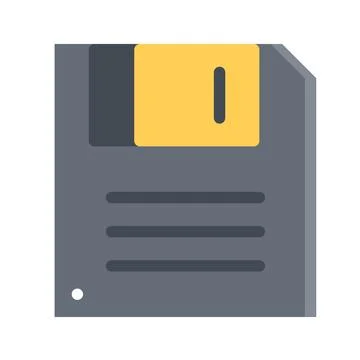 Design vector image icons diskette Stock Illustration