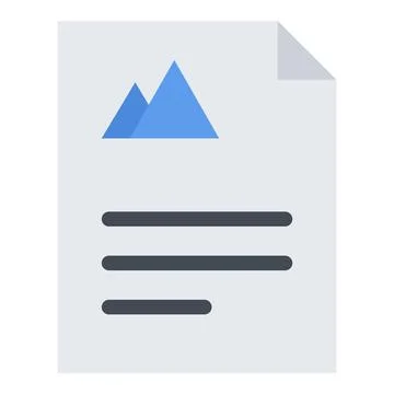 Design vector image icons document Illustrazione stock